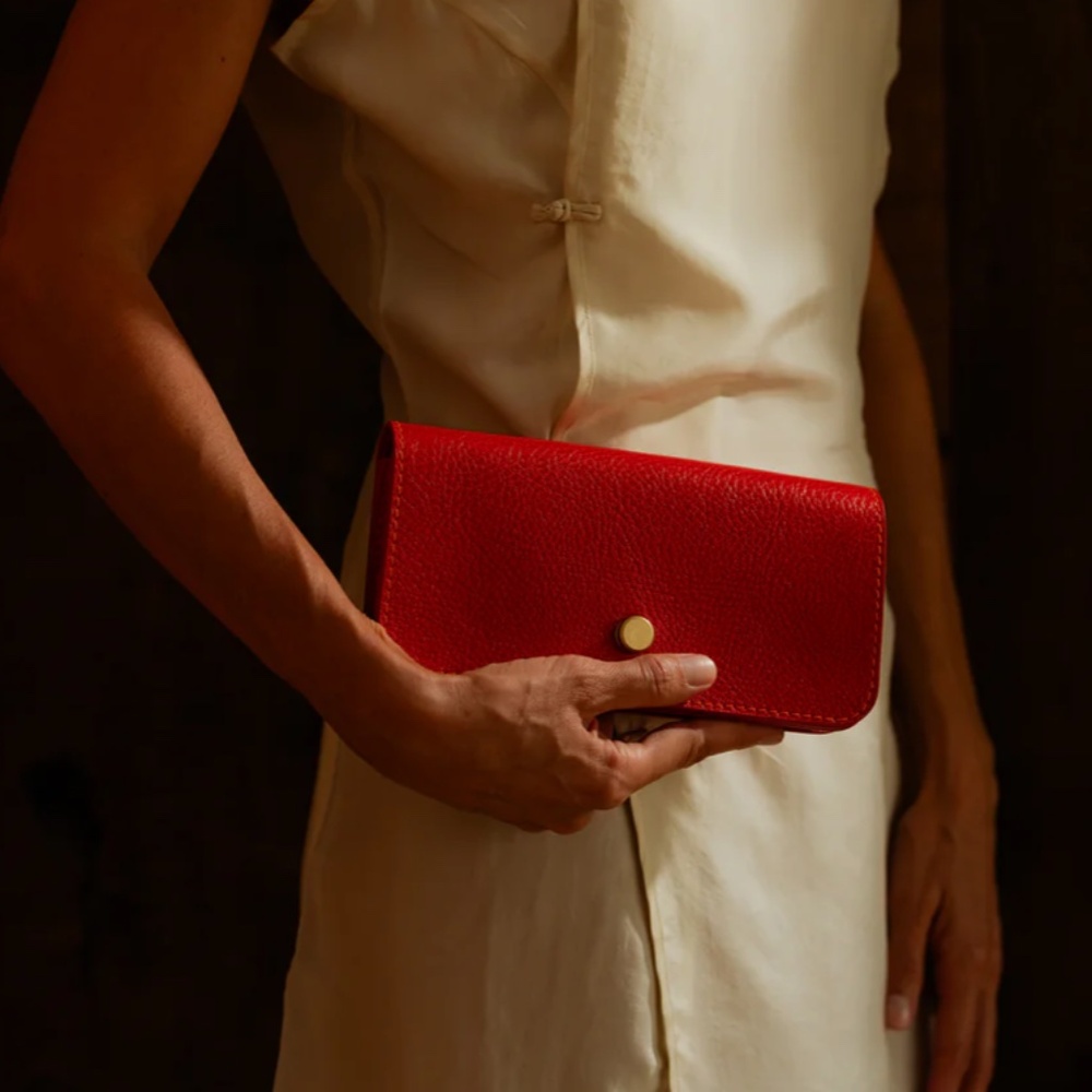 LINDQUIST Hanne Accordion Wallet in Persimmon